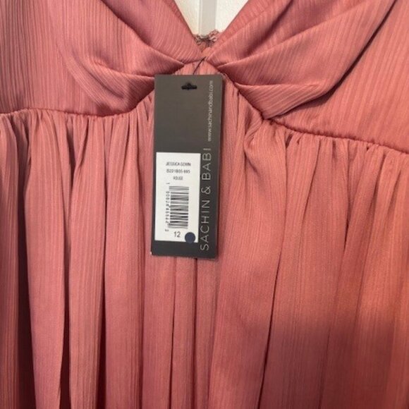 NWT Sachin & Babi Jessica Gown | Pink | Size 12 - Picture 4 of 4